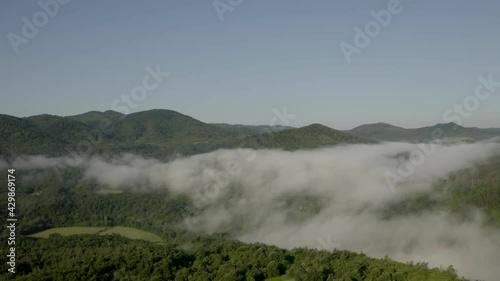 fog in the mountains