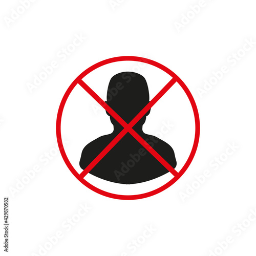 Impeachment icon. Simple element illustration. Impeachment concept symbol design from Elections collection. Can be used for web and mobile.
