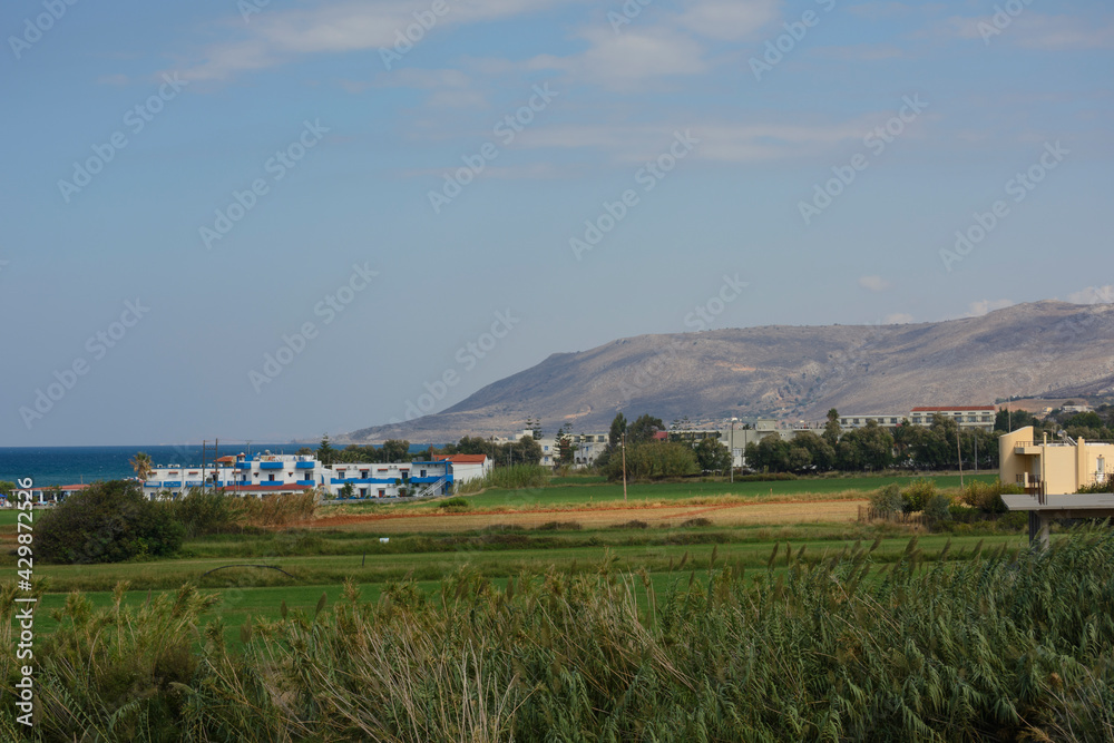 view of small village Kavros on Crete island (Greece) view of small village Kavros on Crete island (Greece)