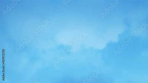 Natural beautiful blue sky with soft clouds background.