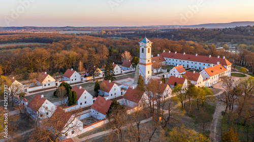 Hungary - Oroszlány Majk - Kamanduli Hermitage from drone view photo