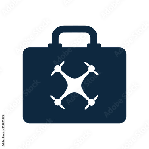 Case, quadcopter, air drone, nano copter, copter, flying drone, radio control UAV icon