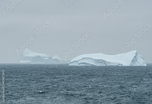 Iceberg in South Atlantic Ocean  Antarctica