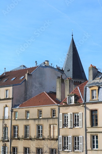 Metz old town view © kisakal