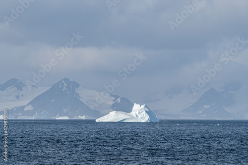 Iceberg off South Orkney Islands in South Atlantic Ocean, Antarctica