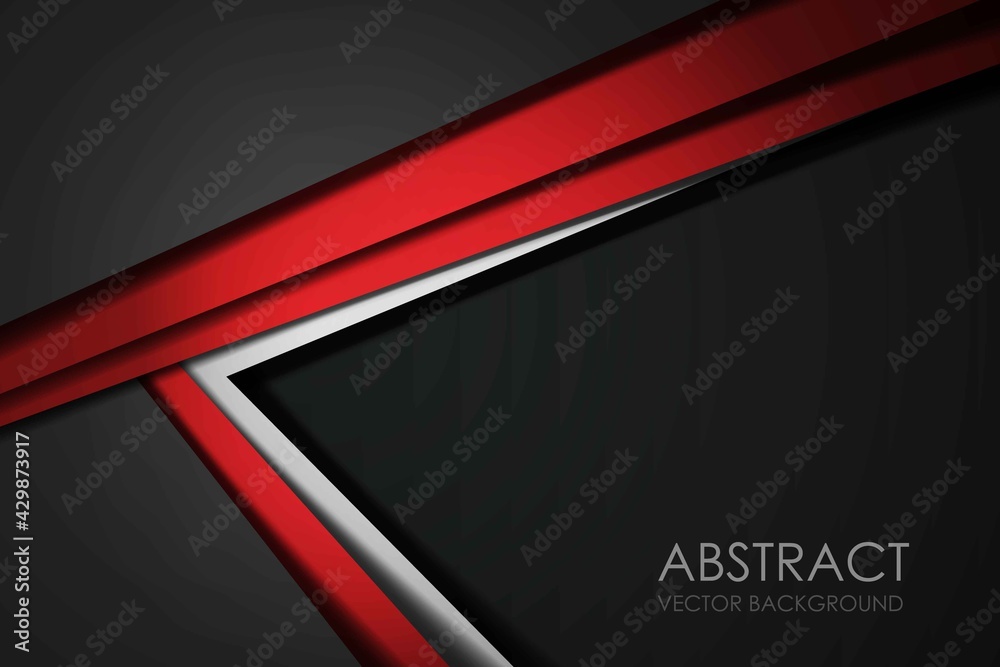Red background overlap dimension grey vector illustration message board for text and message design modern website Red background overlap dimension grey vector illustration message board for text and message design modern website
