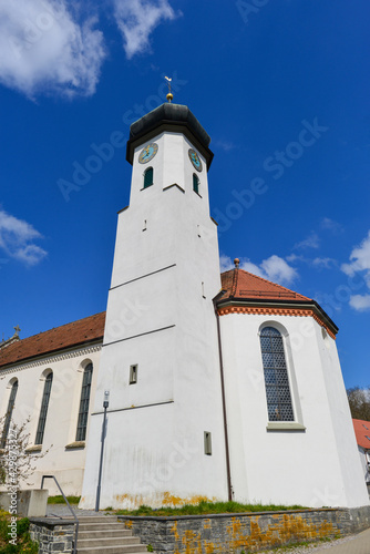Katholische Pfarrkirche St. Gallus in Möggingen / Radolfzell am Bodensee im Landkreis Konstanz