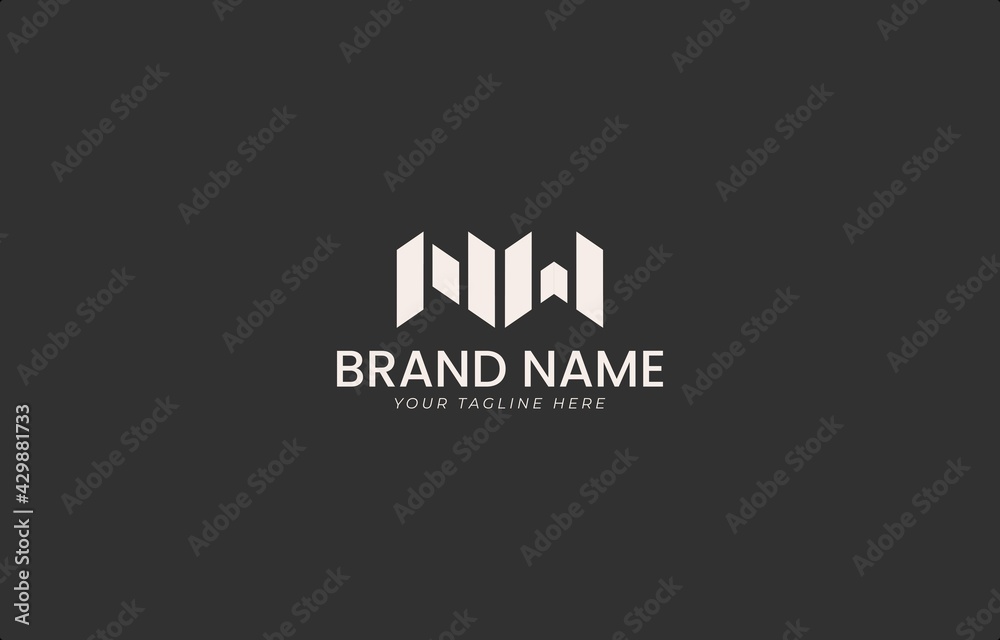 Letter NW Logo Design Template