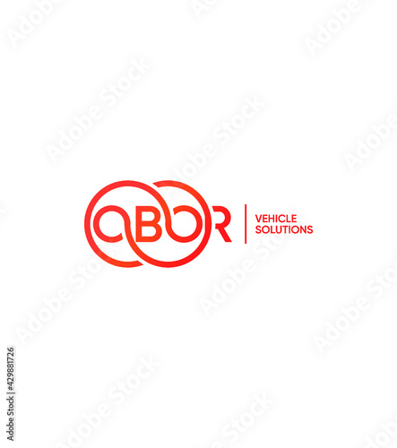 OBOR logo template, Vector logo for business and company identity 