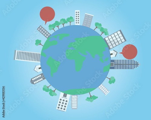 hybrid workplace with employees working from home and working from office to work remotely together