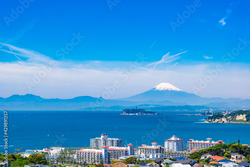 富士山と湘南海岸