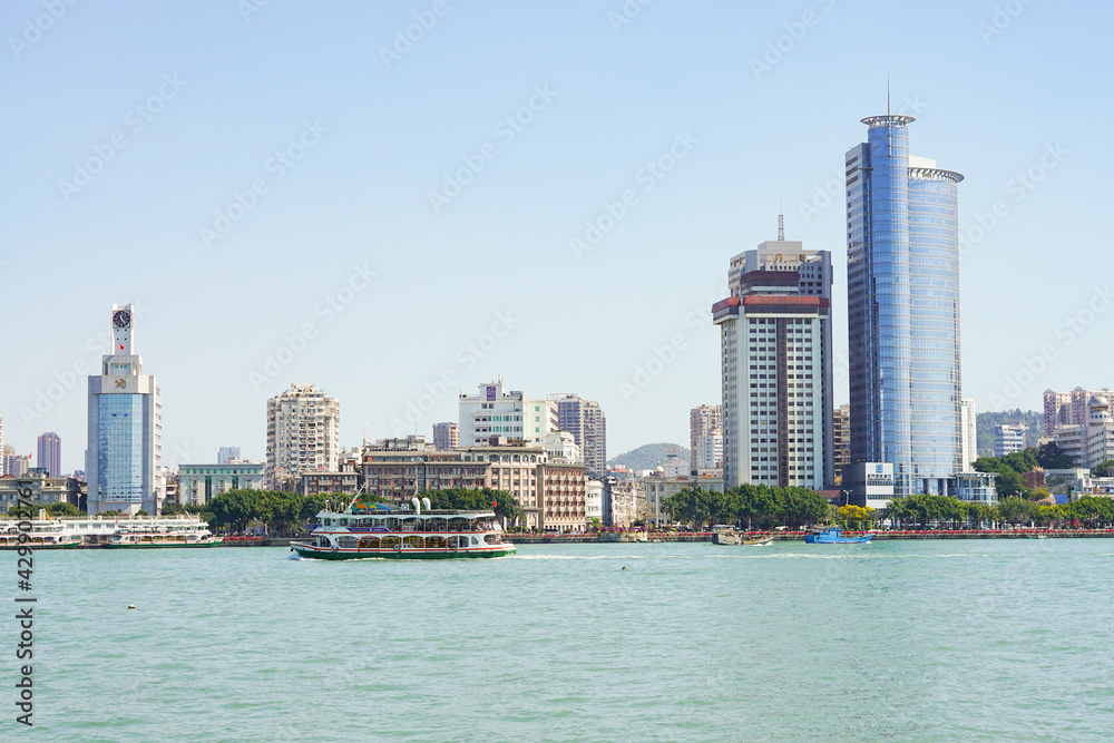 Obraz premium XIAMEN, CHINA – February 26, 2019 in Xiamen. Xiamen was ranked as China's 2nd-