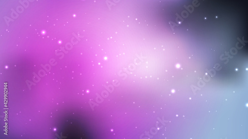 Starry vector abstract background. Shiny dark blue pink space star dust wallpaper.