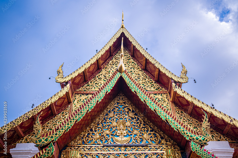 Wat Phra That Doi Suthep is a Theravada buddhist temple near Chiang Mai, Thailand Wat Phra That Doi Suthep is a Theravada buddhist temple near Chiang Mai, Thailand