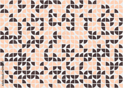 Abstract Geometric Pattern generative computational art illustration