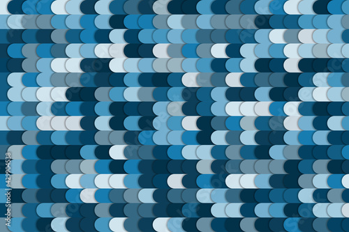 The Stained Glass Style Seamless Patterns, Fish Scales Fabric Patterns