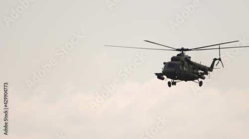 Wallpaper Mural Military helicopter in the sky Torontodigital.ca