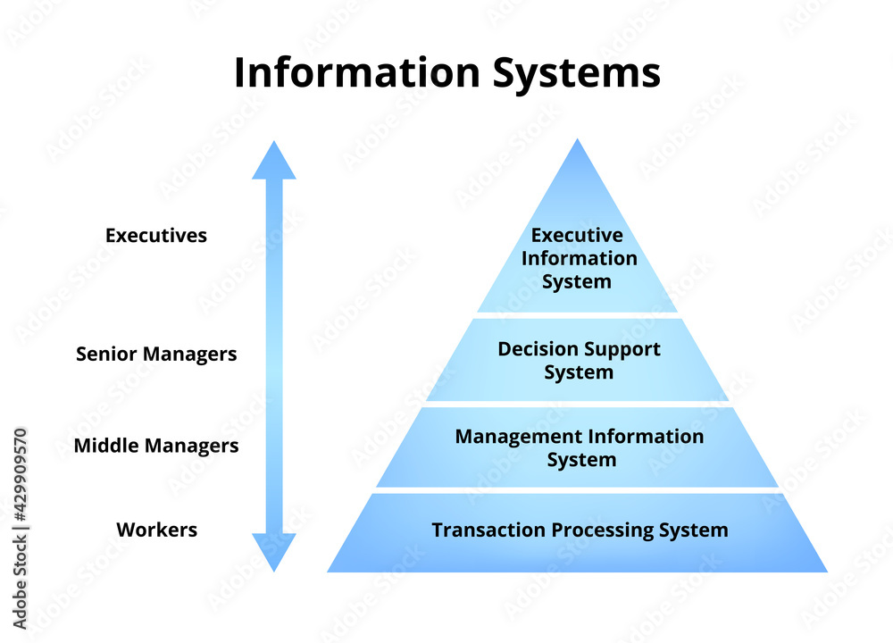 Types of information systems IS. Executive information system for ...