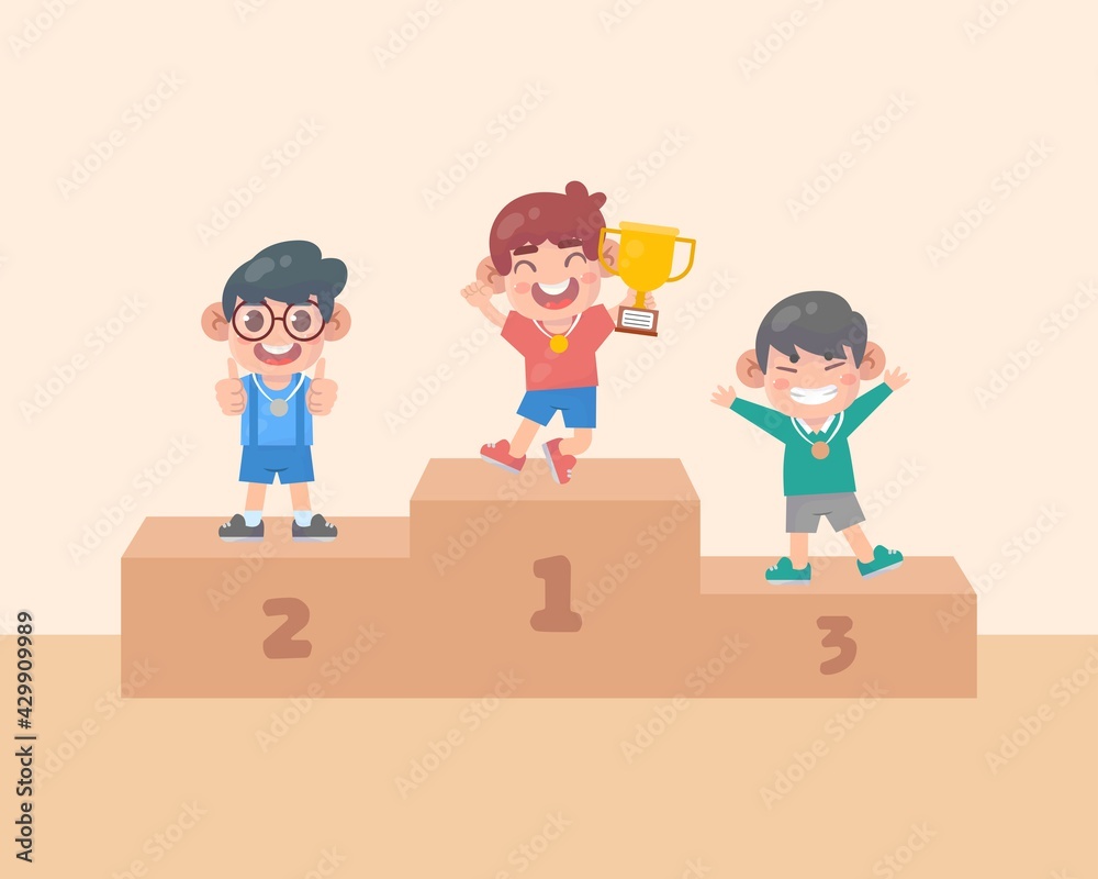 Happy cute kids boy celebrate win Premium Vector
Happy cute kids boy celebrate win Premium Vector