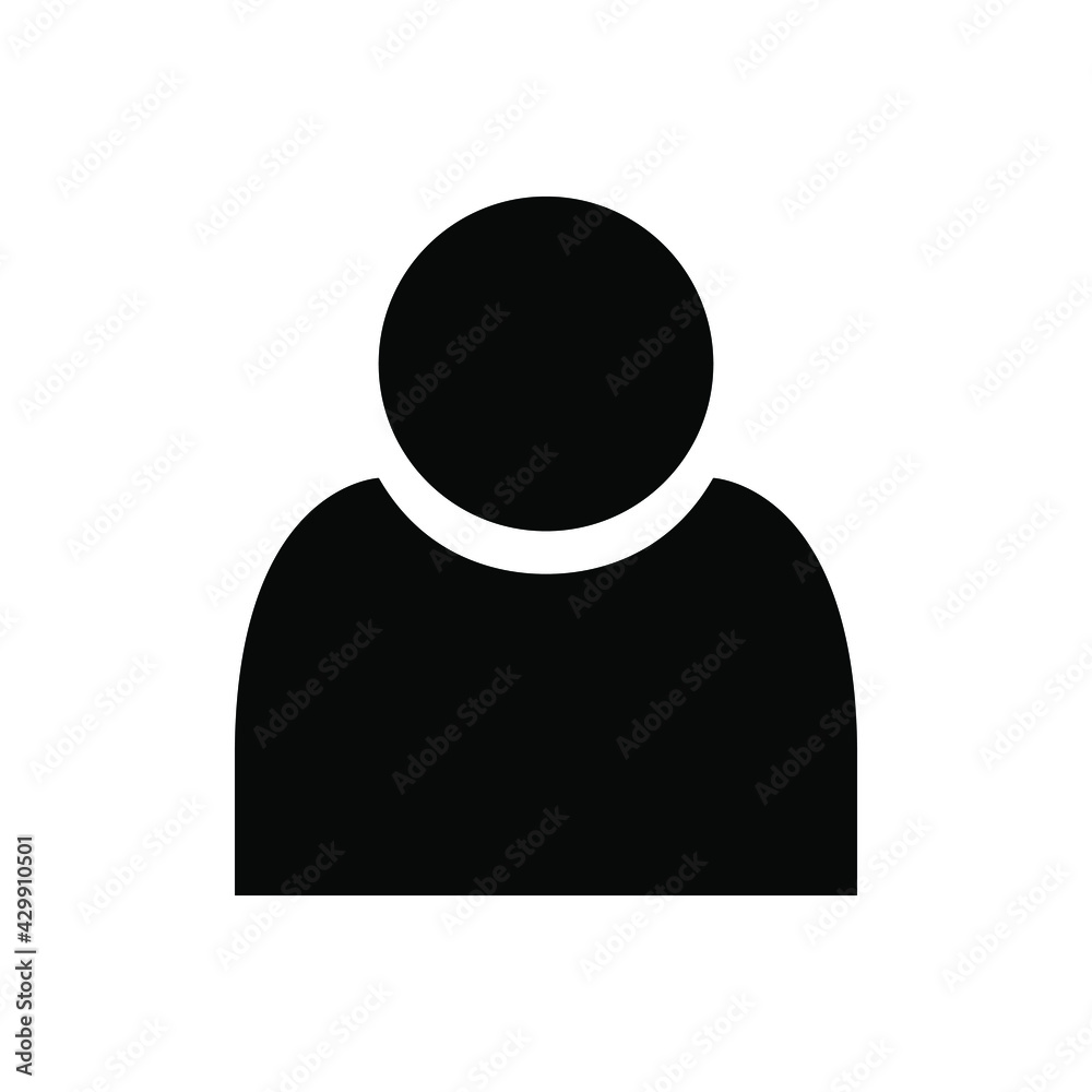 User icon vector graphic illustration User icon vector graphic illustration