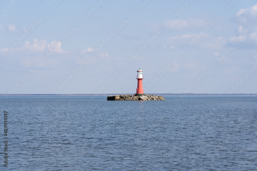 Lighthouse located in Pervalka