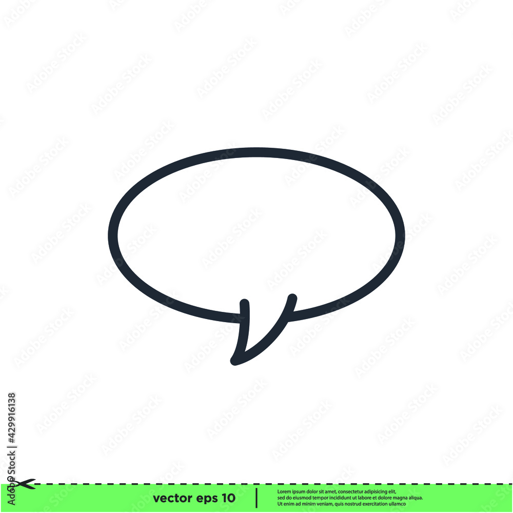 speech bubble icon vector illustration simple design element speech bubble icon vector illustration simple design element