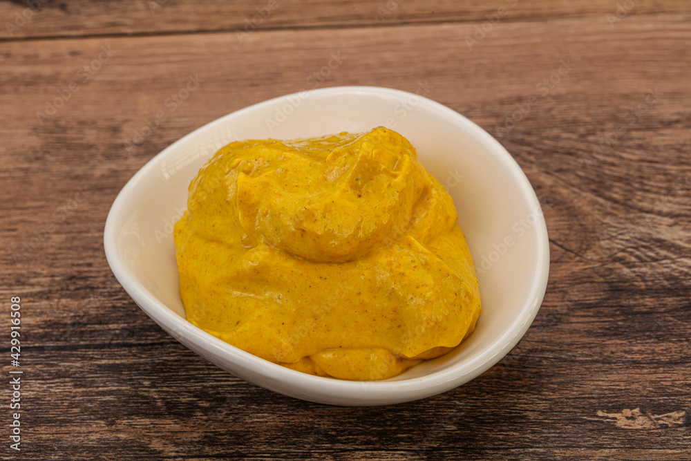 Asian Curry sauce in the bowl Asian Curry sauce in the bowl
