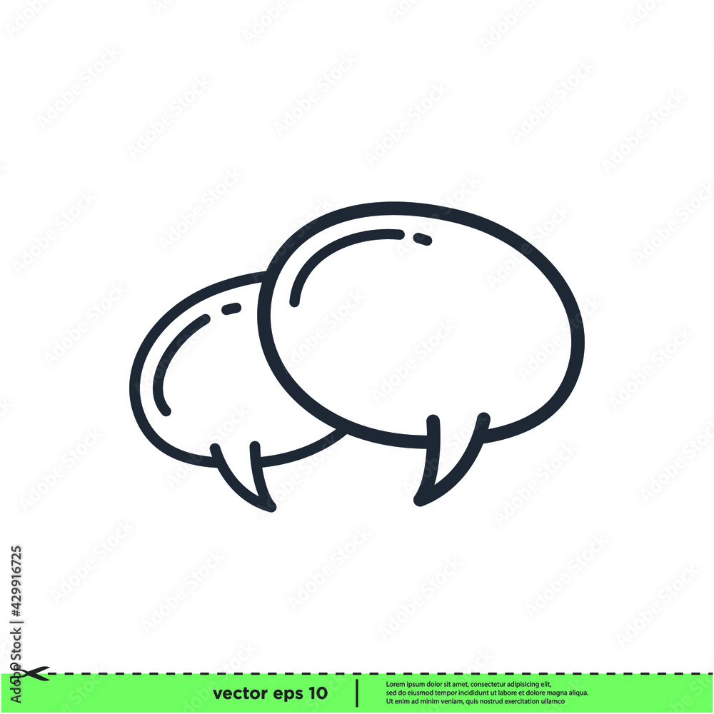 speech bubble icon vector illustration simple design element speech bubble icon vector illustration simple design element