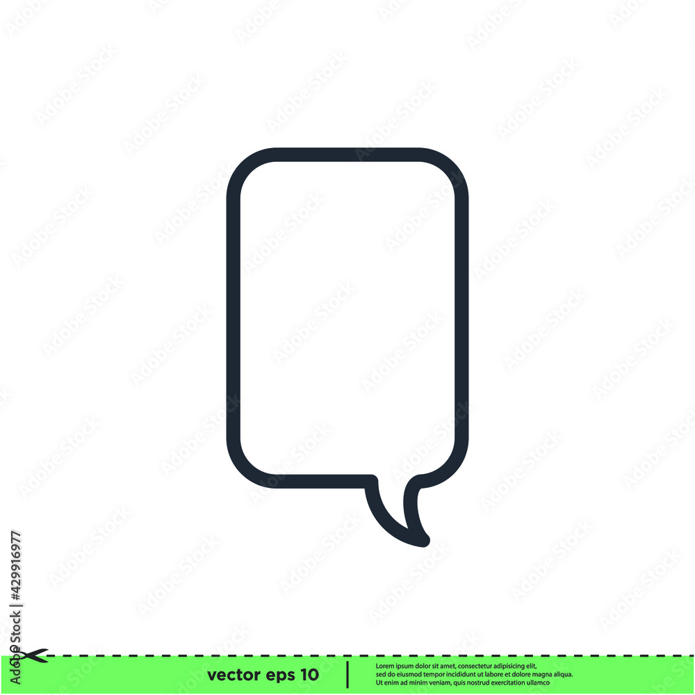 speech bubble icon vector illustration simple design element speech bubble icon vector illustration simple design element