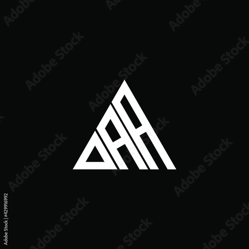 D A A letter logo creative design. DAA icon