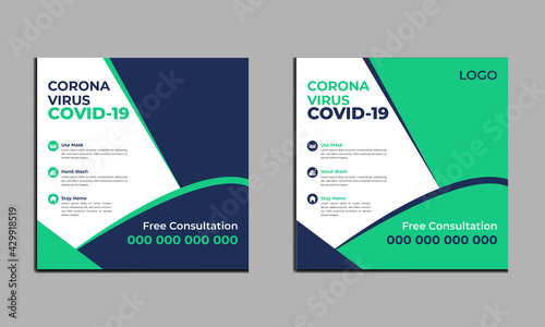 Corona Virus Post Design