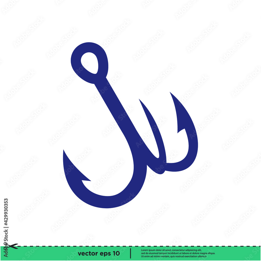fishing icon vector illustration simple design element fishing icon vector illustration simple design element