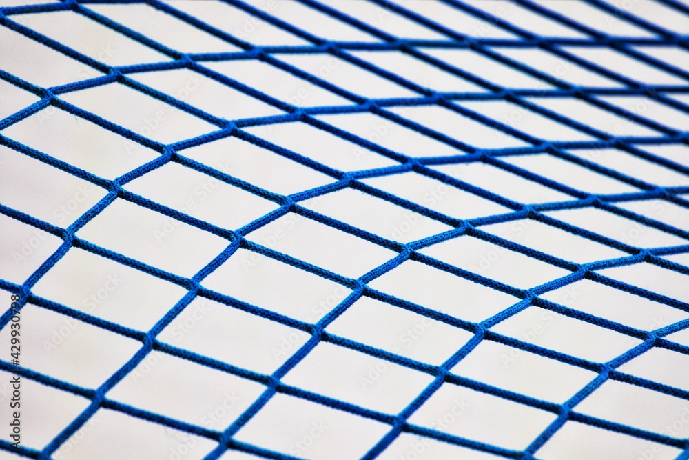 Blaues Netz als geometrische Form Blaues Netz als geometrische Form