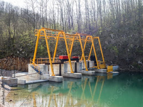 Wallpaper Mural A dam is being built to supply electricity. Torontodigital.ca