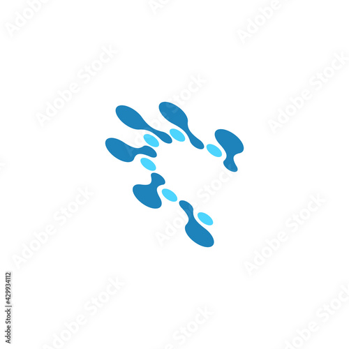 molecule icon vector illustration simple design element 