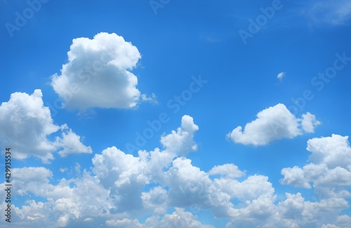 blue sky with clouds