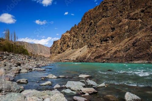 Beautiful river in the mountains © niraelanor