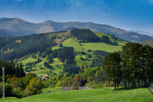 Avellaneda landscape, Sopuerta, Biscay, Euskadi, Basque Country, Europe