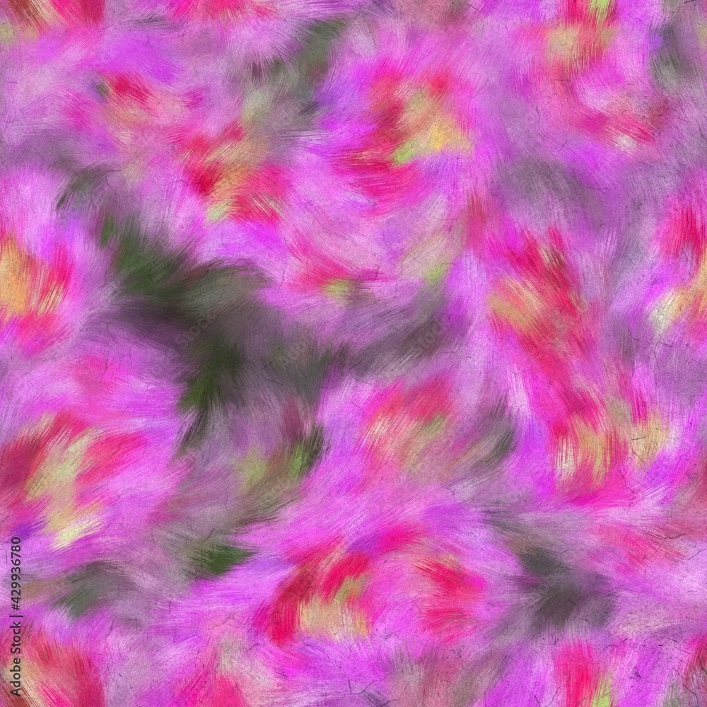 Seamless faux digital painted floral pattern print. High quality illustration. Procedural painting with realistic brush strokes in impressionistic style. Abstract art for surface design and print. Seamless faux digital painted floral pattern print. High quality illustration. Procedural painting with realistic brush strokes in impressionistic style. Abstract art for surface design and print.