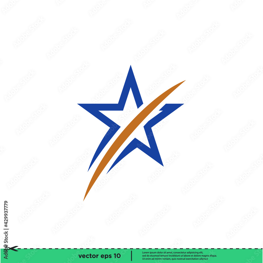 star icon vector illustration logo template simple design element star icon vector illustration logo template simple design element
