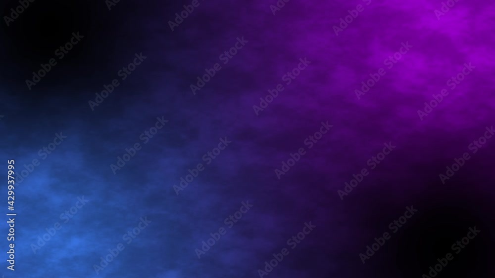 Animation about smoke floating on blue and purple background. 60FPS Animation about smoke floating on blue and purple background. 60FPS