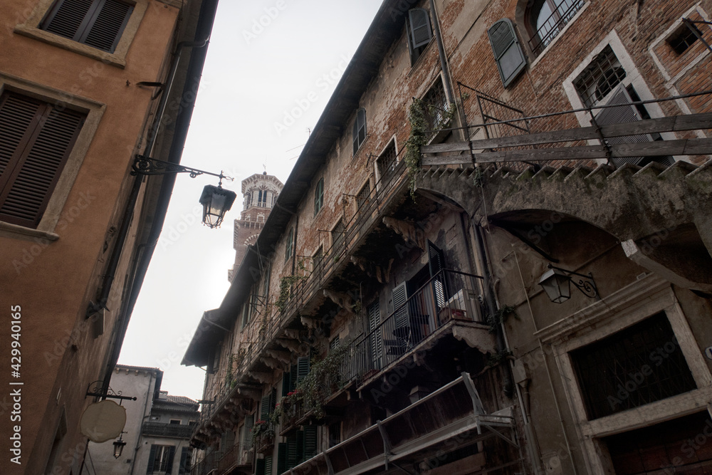 Verona, beautiful view of the historic center.