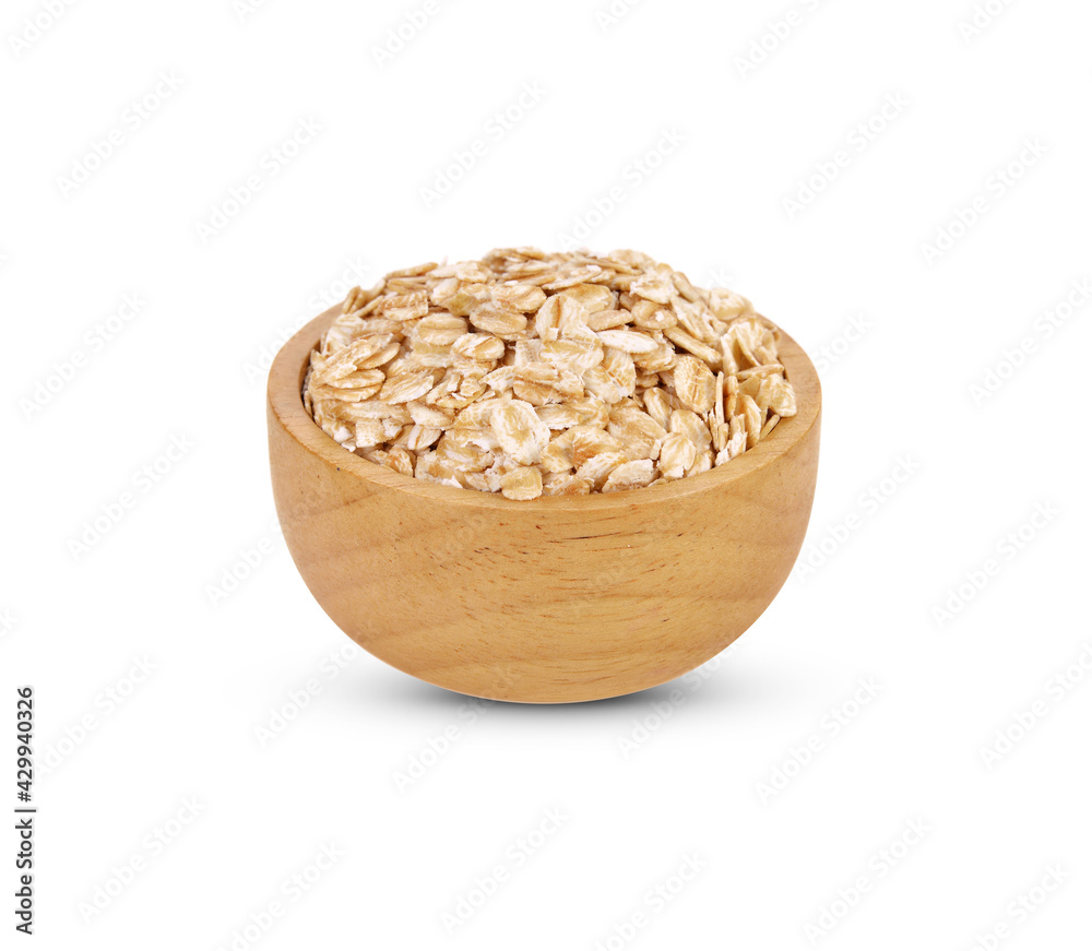oat flakes isolated on white background. oat flakes isolated on white background.