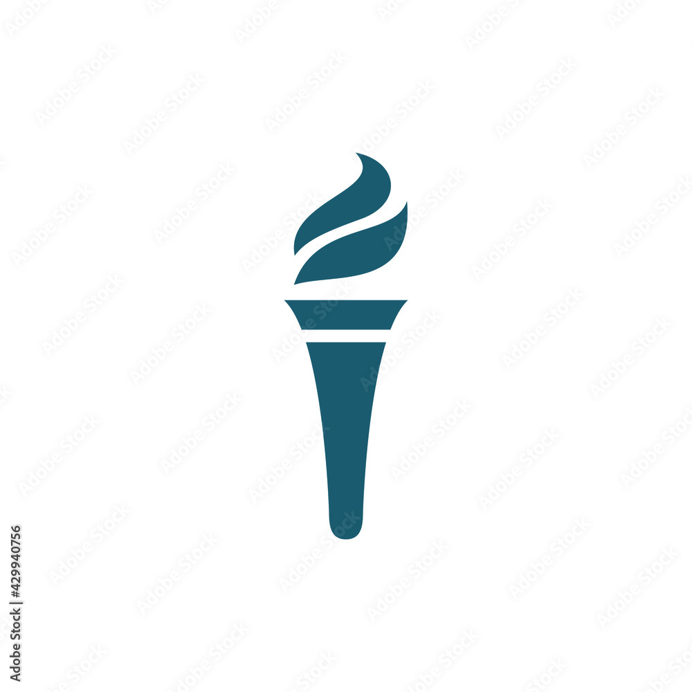 torch icon vector illustration simple design element torch icon vector illustration simple design element