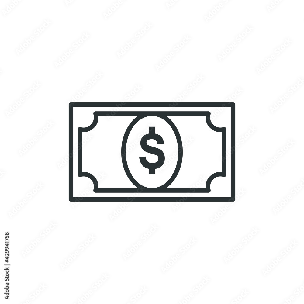 money icon vector illustration logo template money icon vector illustration logo template