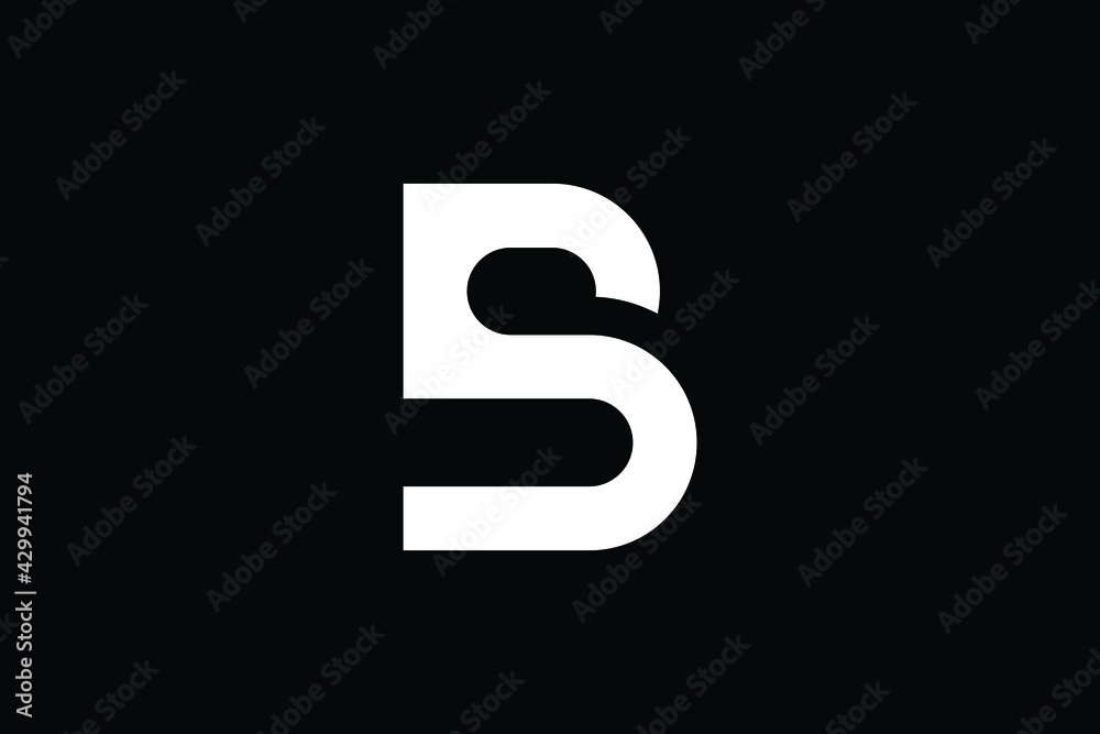B logo letter design on luxury background. B logo monogram initials letter concept. SB icon logo design. BS elegant and Professional letter icon design on black background. B SB BS B logo letter design on luxury background. B logo monogram initials letter concept. SB icon logo design. BS elegant and Professional letter icon design on black background. B SB BS