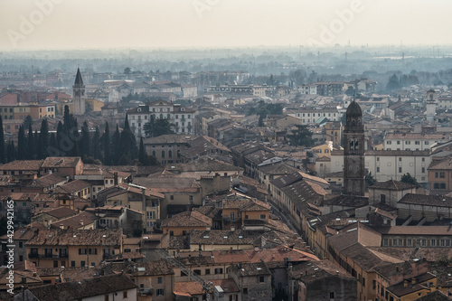 Verona, beautiful view of the historic center. © maxcam