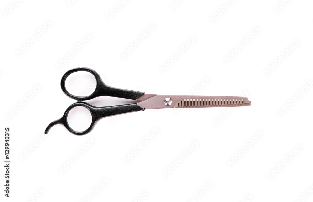 Professional hair scissors isolated on white background Professional hair scissors isolated on white background