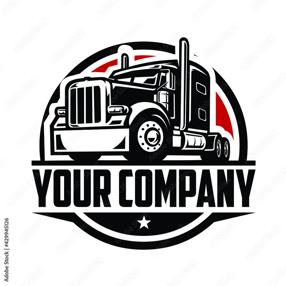 Truck Transport Company Logo