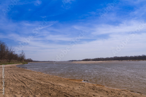 The Vistula River  Poland  